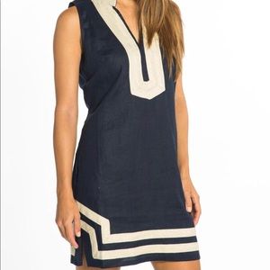 Sail to Sable Navy and gold Dress